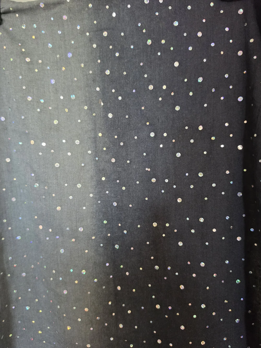 Gray Sequin Dot Scarf